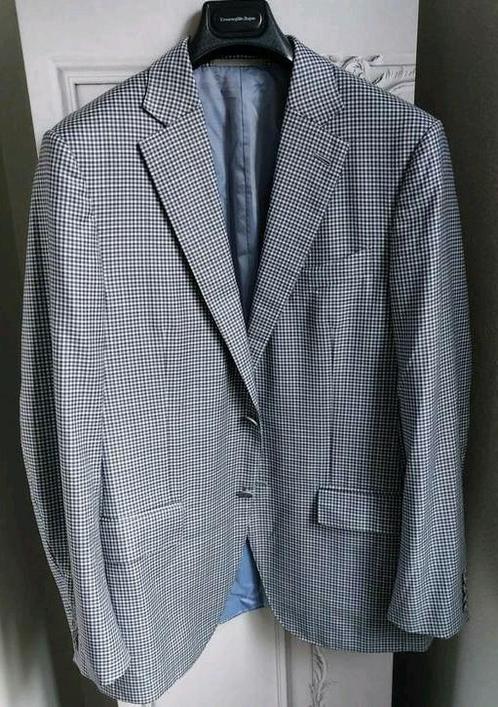 Ermenegildo Zegna Easy blazer op maat 100% wol, Kleding | Heren, Kostuums en Colberts, Zo goed als nieuw, Maat 52/54 (L), Blauw