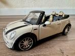 Mini Cooper Cabrio 1/24 Maisto, Ophalen of Verzenden, Gebruikt, Auto, Maisto