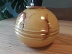 Vintage hanglamp met opaline glas, Ophalen, Gebruikt, Glas, Minder dan 50 cm