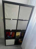 2 x ikea kallax kast incl opbergbakken, Ophalen, Gebruikt, 50 tot 100 cm, Minder dan 100 cm