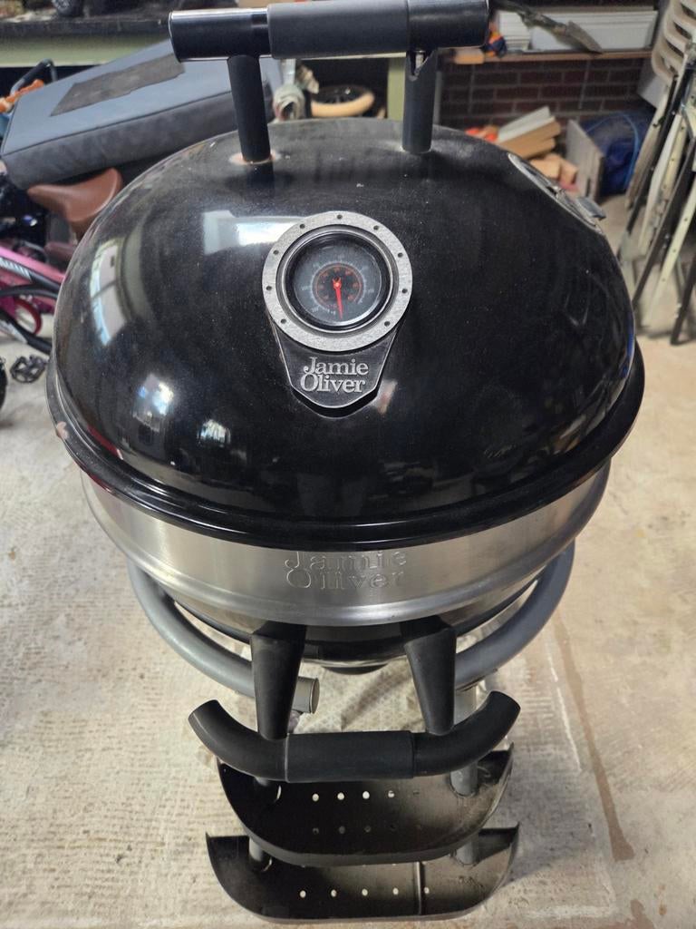 Jamie Oliver BBQ - Barbecue, Tuin en Terras, Houtskoolbarbecues, Ophalen, Gebruikt, Jamie Oliver, Met accessoires