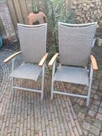 Tuin- & Campingstoelen -2-2-1    15€ per stuk, Tuin en Terras, Ophalen, Gebruikt, Aluminium, Inklapbaar