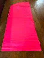 Spinnaker 6x1 mtr - met lussen om de mtr rose, Ophalen of Verzenden, Gebruikt, Overige kleuren, 200 cm of meer