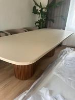 Tafelblad 230x110cm materiaal Cement, Huis en Inrichting, Tafels | Eettafels, Ophalen, Gebruikt, Rond, 50 tot 100 cm