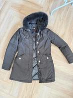Woolrich Winterjas Dames Donkerbruin Maat L, Ophalen of Verzenden, Zo goed als nieuw, Maat 42/44 (L), Bruin