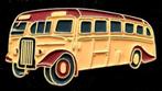 Bus pin- d.rood-beige, Verzenden, Nieuw, Transport, Speldje of Pin
