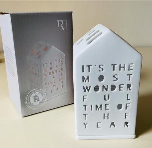 Rader lichthuisje tekst most wonderful time, Diversen, Kerst, Nieuw, Ophalen of Verzenden