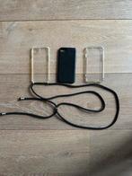 iPhone 8 pro 3 hoesjes zwart / doorzichtig met koort, Telecommunicatie, Mobiele telefoons | Hoesjes en Frontjes | Apple iPhone