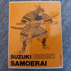 Leuke oude sticker.  Suzuki GS50.  Samoerai., Verzamelen, Ophalen of Verzenden, Zo goed als nieuw, Overige typen
