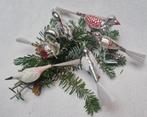 VEEL AANGEVULD!!! oude kerstballen vogeltjes slingers pieken, Diversen, Kerst, Ophalen, Gebruikt
