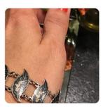 Armband "Dansers van Siam", zilver, Thailand, Sieraden, Tassen en Uiterlijk, Antieke sieraden, Ophalen of Verzenden, Zilver, Armband