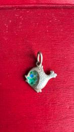 800 zilver gekeurde hanger vis, Gebruikt, Ophalen of Verzenden, Zilver, Dier