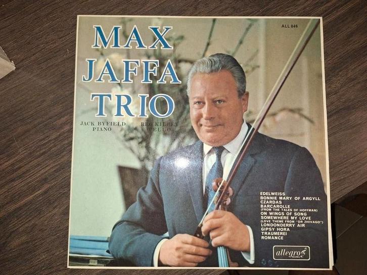 Max Jaffa Trio - Allegro Vinyl LP, Cd's en Dvd's, Cd's | Klassiek, Gebruikt, Kamermuziek, Ophalen of Verzenden