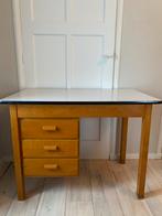 Piet zwart Bruynzeel bureau vintage, Huis en Inrichting, Ophalen, Gebruikt, Bureau