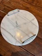 Marmeren dienblad serveerschaal decoratieschaal 30cm, Ophalen of Verzenden, Zo goed als nieuw, Overige materialen, Schaal of Schalen