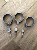 3 stuks DYKA Hemelwaterbeugel HWA met M6-pen 80 mm, Afvoer, Pvc, 60 tot 80 mm, Nieuw