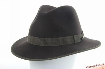 Outdoor gleufhoed Hatland Truscott Crushable bruin 59 en 61 beschikbaar voor biedingen