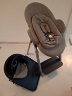 Stokke Steps kinderstoel, compleet met bouncer en babyset, Ophalen, Gebruikt, Meegroeistoel, Stoelverkleiner