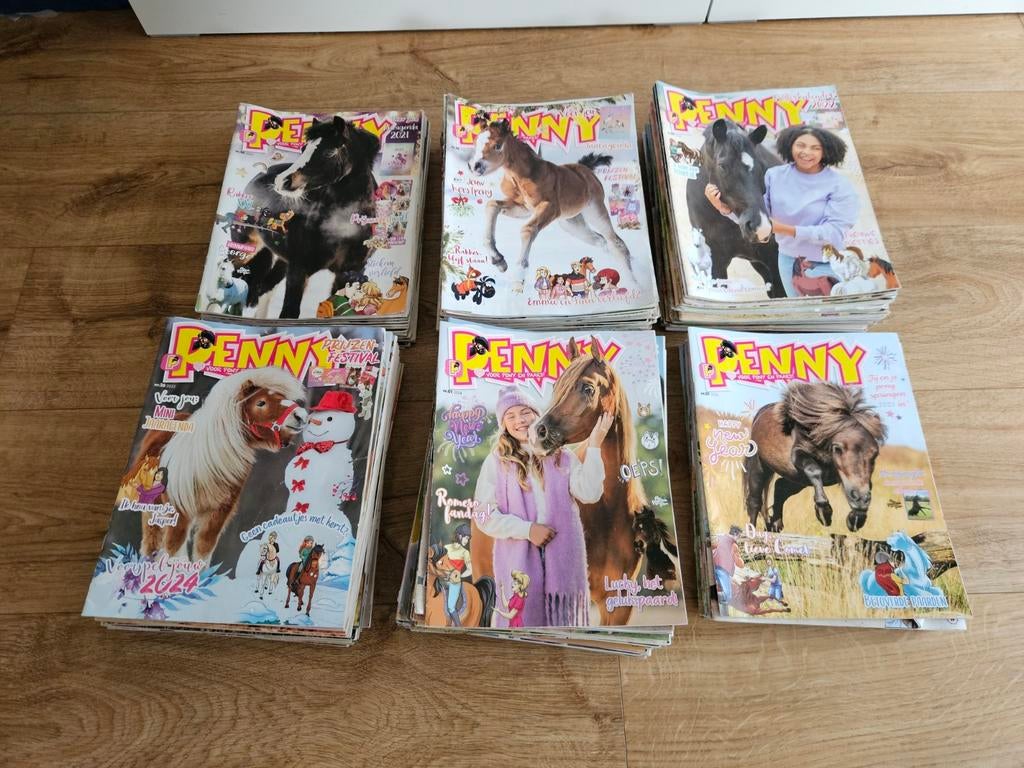 Penny tijdschriften 150 stuks, Ophalen, Gelezen, Overige typen