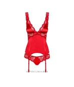 Obsessive ``SECRED`` Corset Set Rood maat S/M (778), Obsessive, Ophalen of Verzenden, Rood, Body of Korset