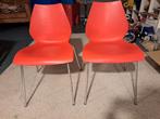 Twee Rode Stoelen - Eetkamer/Bureau, Ophalen, Gebruikt, Twee, Modern