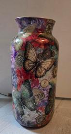 Kleurrijke vaas, Ophalen of Verzenden, Nieuw, Overige kleuren, Minder dan 50 cm