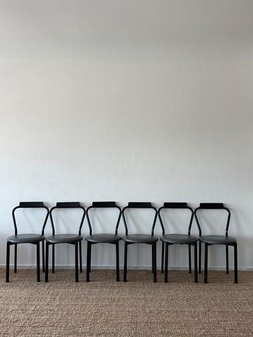 Vintage Italiaanse stoelen, Calligaris , 1980, set van 6 beschikbaar voor biedingen