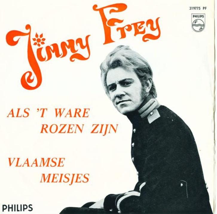 JIMMY FREY – Als 't Ware Rozen Zijn/Vlaamse Meisjes (Orig'67, Cd's en Dvd's, Vinyl | Nederlandstalig, Zo goed als nieuw, Levenslied of Smartlap