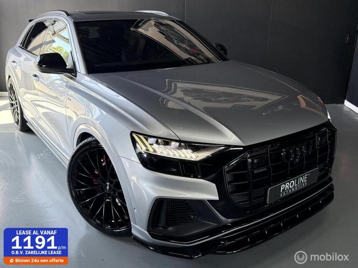 Audi Q8 55 TFSI e quattro Pro Line / 23 INCH / Black optic /, Auto's, Audi, Bedrijf, Te koop, Q8, 4x4, ABS, Adaptive Cruise Control