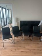 Jysk Hammel 4 Eetkamerstoelen, Huis en Inrichting, Stoelen, Ophalen, Zwart, Zo goed als nieuw, Vier