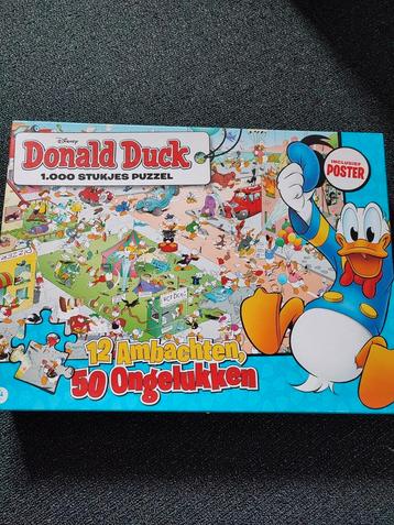 Donald Duck legpuzzel 1000 stukjes -12 ambachten-