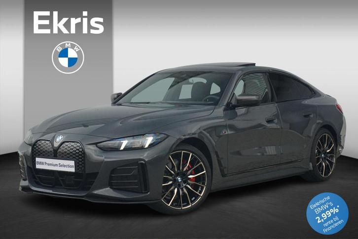 BMW i4 eDrive35 M Sportpakket Pro 20'' / Glazen schuif-/kant, Auto's, BMW, Bedrijf, Te koop, i4, ABS, Achteruitrijcamera, Adaptieve lichten