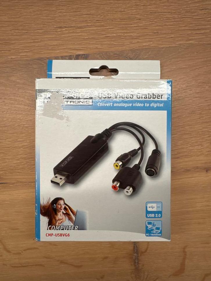 König USB Video Grabber - Zet videobanden om!, Computers en Software, Capture cards, Nieuw, Ophalen of Verzenden