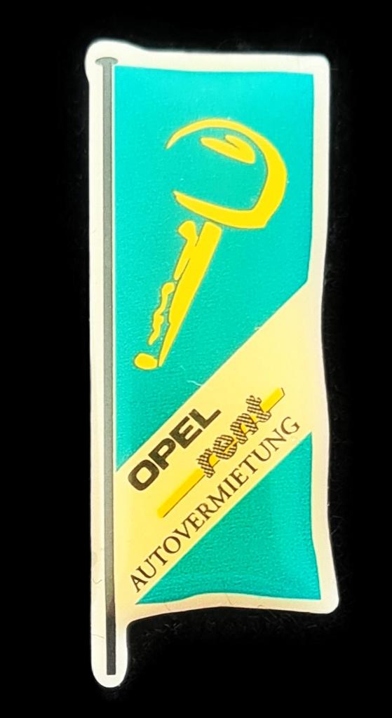Opel rent autovermietung pin- vlag pin, Verzenden, Nieuw, Transport, Speldje of Pin