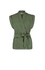 Studio Anneloes 06385 Nona quilted gilet green L, Studio Anneloes, Maat 42/44 (L), Ophalen of Verzenden, Zo goed als nieuw