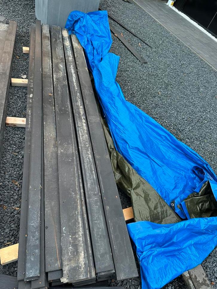 Red cedar gevelbekleding latten 6 9 12 cm 280 lang, Doe-het-zelf en Verbouw, Hout en Planken, Gebruikt, Plank, Overige houtsoorten