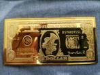 Dagobert Duck Gouden 1 Dollar Biljet Baar Walt Disney 24K, Ophalen of Verzenden, Donald Duck, Zo goed als nieuw