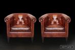 Chesterfield clubchairs, Ophalen, Nieuw, 75 tot 100 cm, Leer