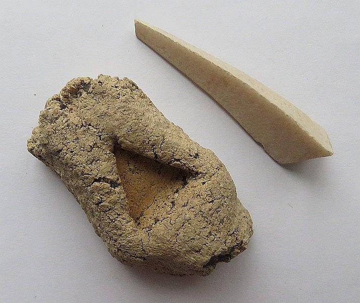 Kleipijpen, pijpenkoppen, afval, bodemvondst, Antiek en Kunst, Antiek | Keramiek en Aardewerk, Ophalen of Verzenden