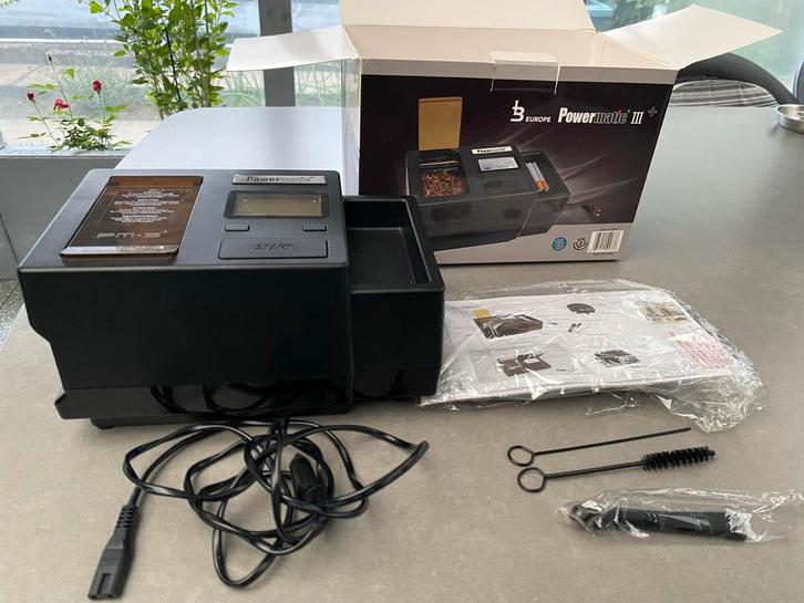 Powermatic 3 zo goed als nieuw met doos, Verzamelen, Rookartikelen, Aanstekers en Luciferdoosjes, Zo goed als nieuw, Tabaksdoos of Verpakking