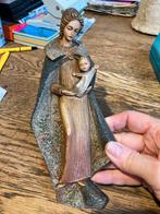 Maria met Kind Wandornament - Religieus Decor, Antiek en Kunst, Ophalen of Verzenden