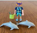 Playmobil 5876 dolfijnen met verzorgster dierentuin, Kinderen en Baby's, Speelgoed | Playmobil, Ophalen of Verzenden, Zo goed als nieuw