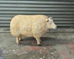 Polyester beeld texels schaap 95 cm. Met lichte schade, Tuin en Terras, Ophalen, Gebruikt, Kunststof, Dierenbeeld