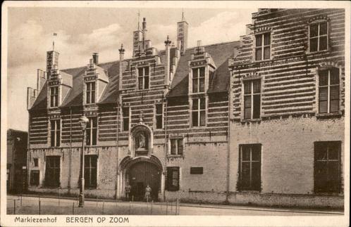 Bergen op Zoom Markiezenhof, Verzamelen, Ansichtkaarten | Nederland, Ongelopen, Noord-Brabant, 1920 tot 1940, Ophalen of Verzenden