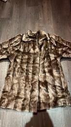 Prachtige bontjas vintage, hand gemaakt, Ophalen of Verzenden, Zo goed als nieuw, Maat 38/40 (M), Bruin