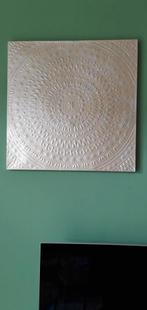 Gouden vierkant schilderij 58cm, Ophalen of Verzenden