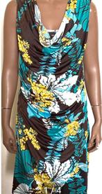 LIV ! Leuk jurkje mt 42., Kleding | Dames, Jurken, Bruin, Verzenden, Maat 42/44 (L), Zo goed als nieuw