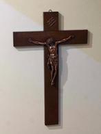 Antiek Houten Kruisbeeld met Corpus Christi, Antiek en Kunst, Ophalen
