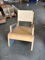 Houten Fauteuil - Handgemaakt, Huis en Inrichting, Stoelen, Ophalen, Gebruikt, Hout, Eén
