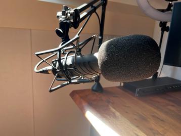 Rode procaster XLR mic setup met Motu M2 en DBX 286S preamp beschikbaar voor biedingen